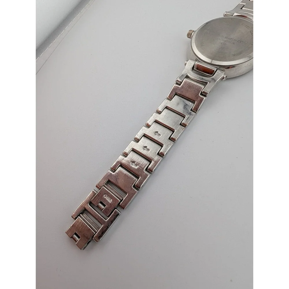 Accutime Watch Women 34mm Case Crystal Bezel 8